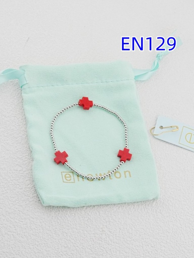 Enewton Gold Bead Cross Bracelet 75$
